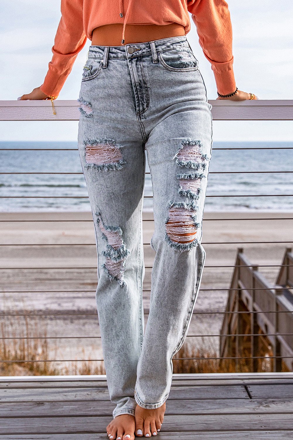 Distressed Jeans