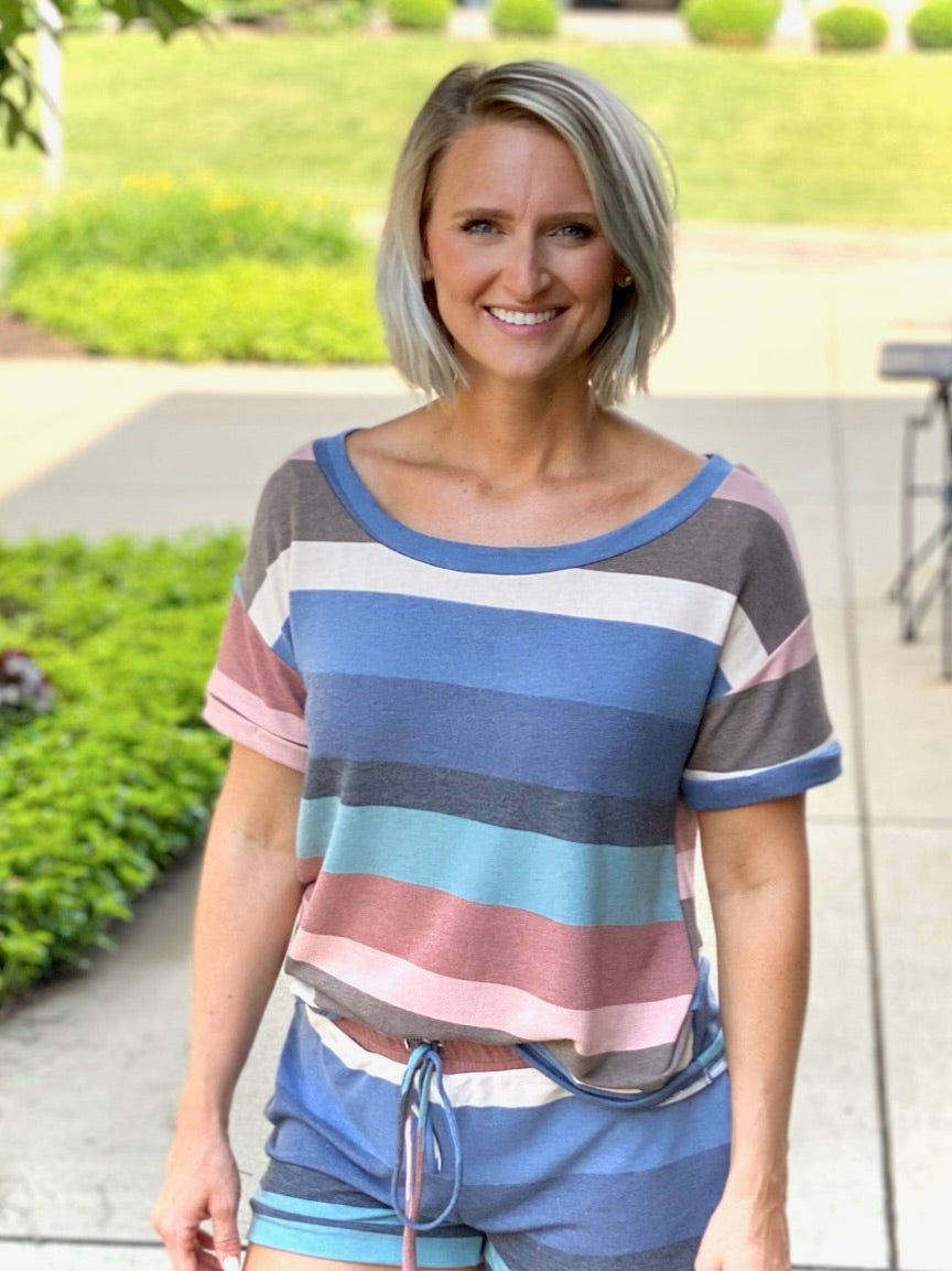 I Woke Up Like This Stripe Top