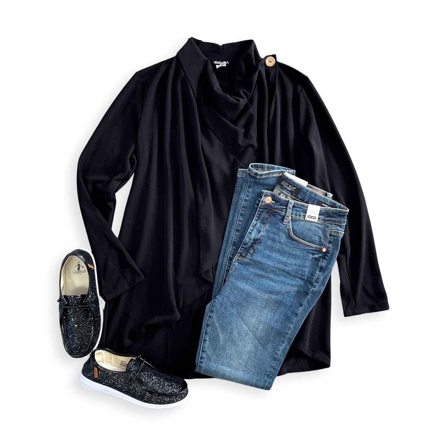 Love Story Cardigan in Black