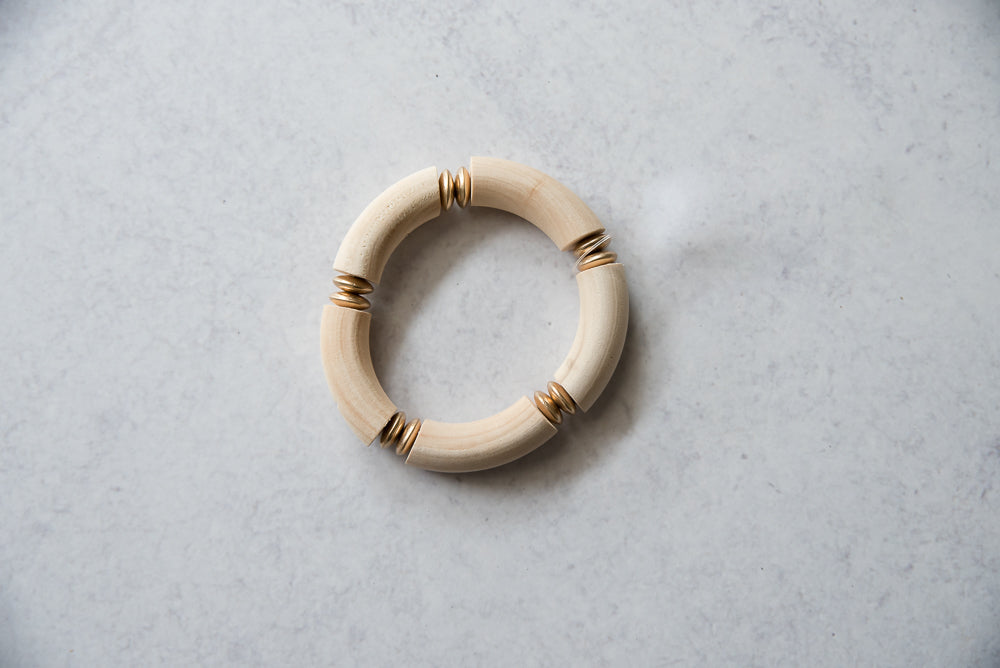 Boho Chic Bracelet in Ivory