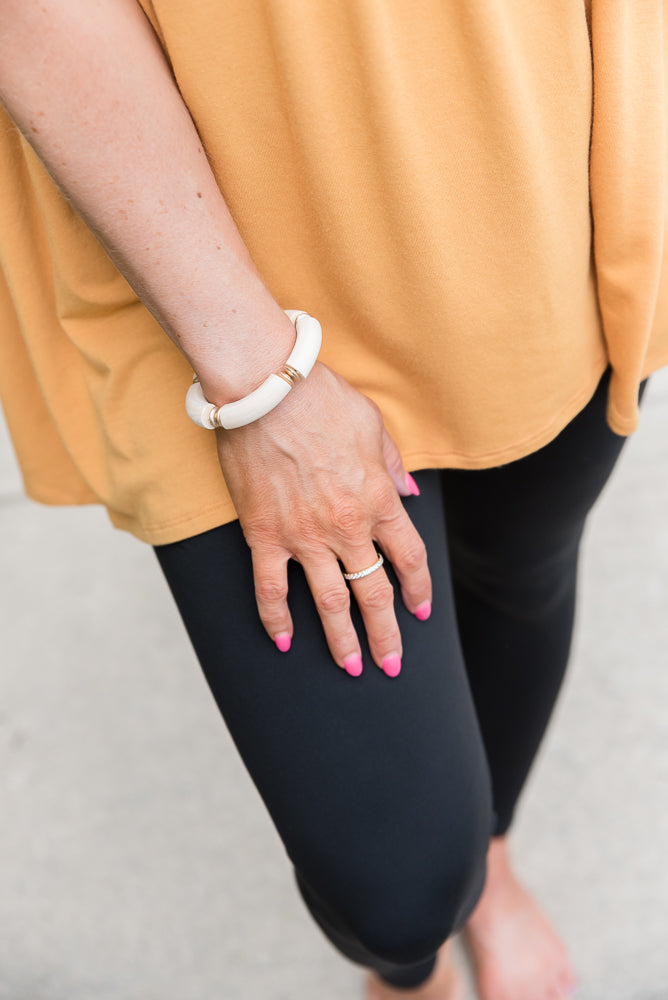Boho Chic Bracelet in Ivory