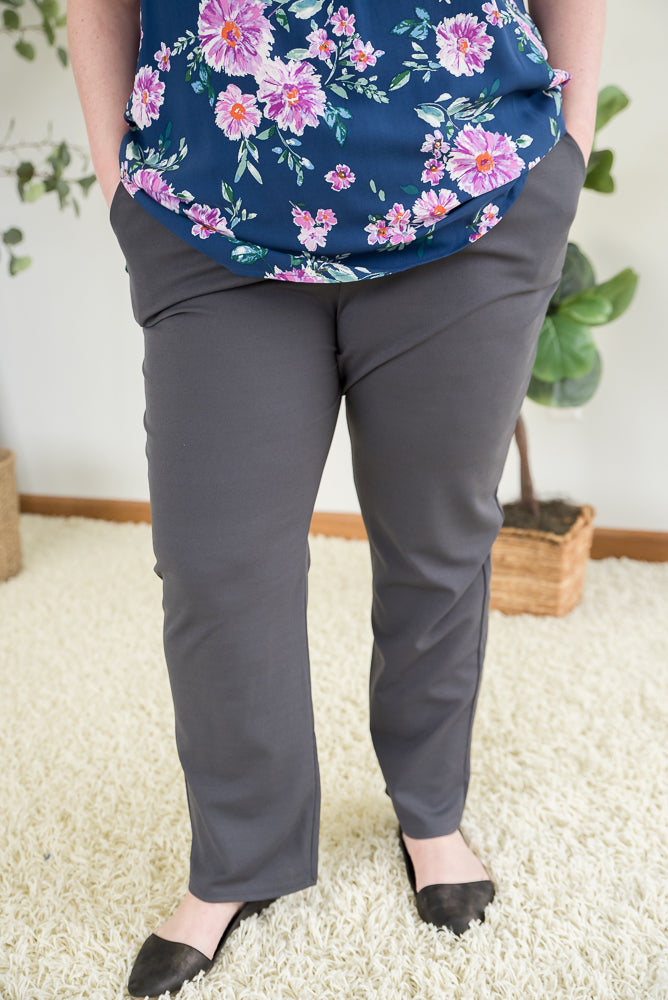 Name of the Game Pants in Charcoal