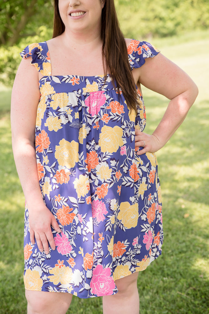 Radiant Blossoms Dress