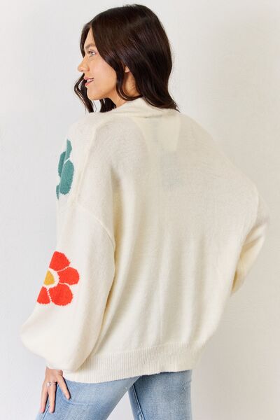 Flower Pattern Cardigan