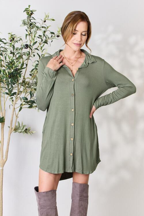 Button Down Shirt Dress