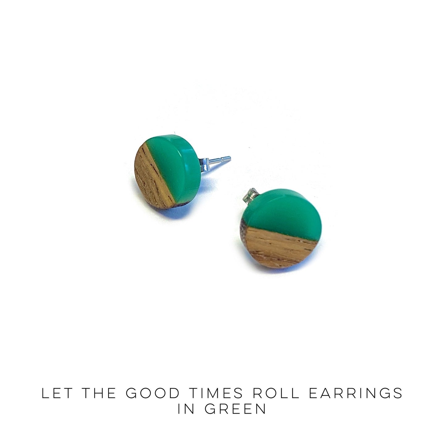 Let The Good Times Roll Earrings in Green