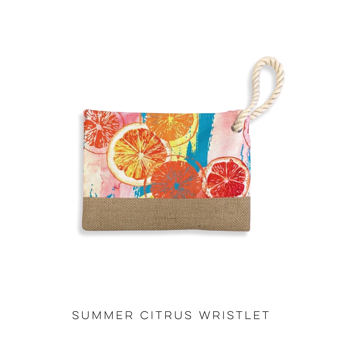 Summer Citrus Wristlet