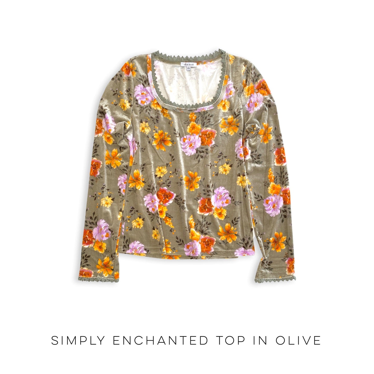 Simply Enchanted Top in Olive