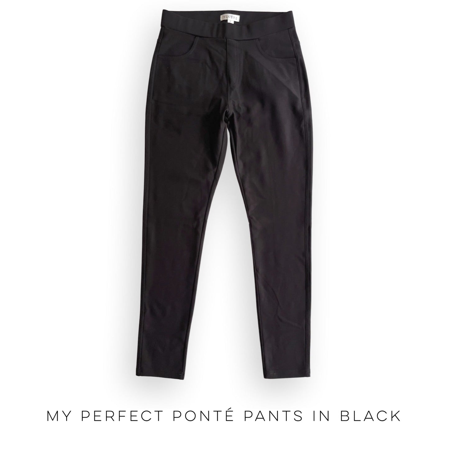 My Perfect Ponte Pants in Black