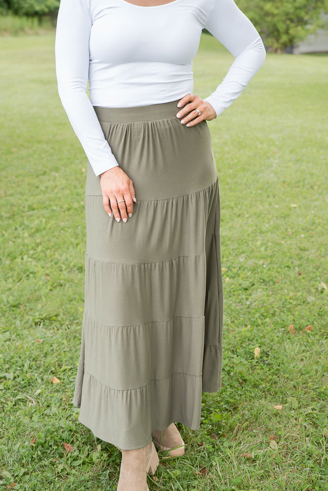 All Around Skirt in Olive