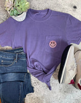PATCHED Pocket Tee | Glitter Smiles