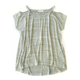 Dust Off Your Shoulders Top in Olive