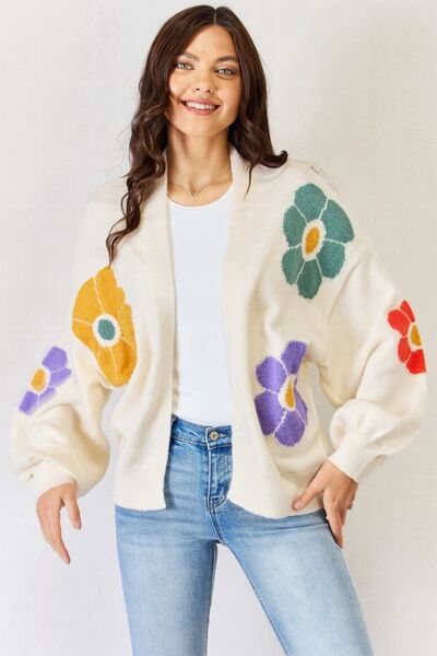 Flower Pattern Cardigan