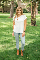 Zip Down Blouse