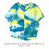 Carefree & Fabulous Waffle Knit Top